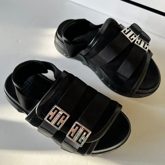 NIB*GIVENCHY SLINGBACK MARSHMALLOW SANDALS *BRAND NEW & BOX & 2 LOGO SHOE BAGS - Picture 3 of 8